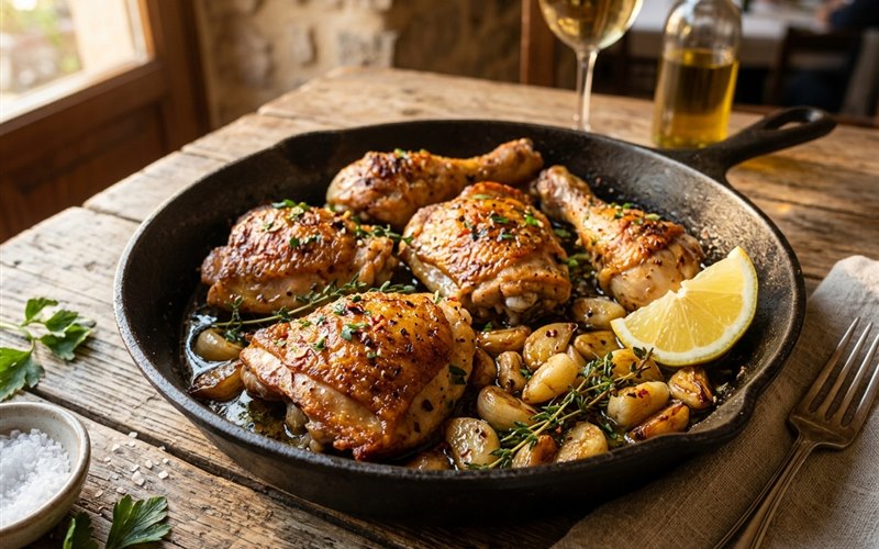 Spanish Garlic Chicken